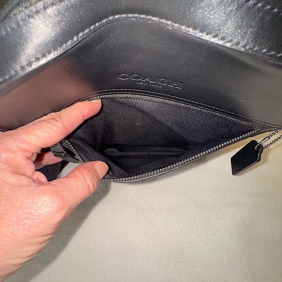 Coach 4009 Men's Houston  Flight Bag Signature Leather Embossed Mint Condition - Picture 14 of 16